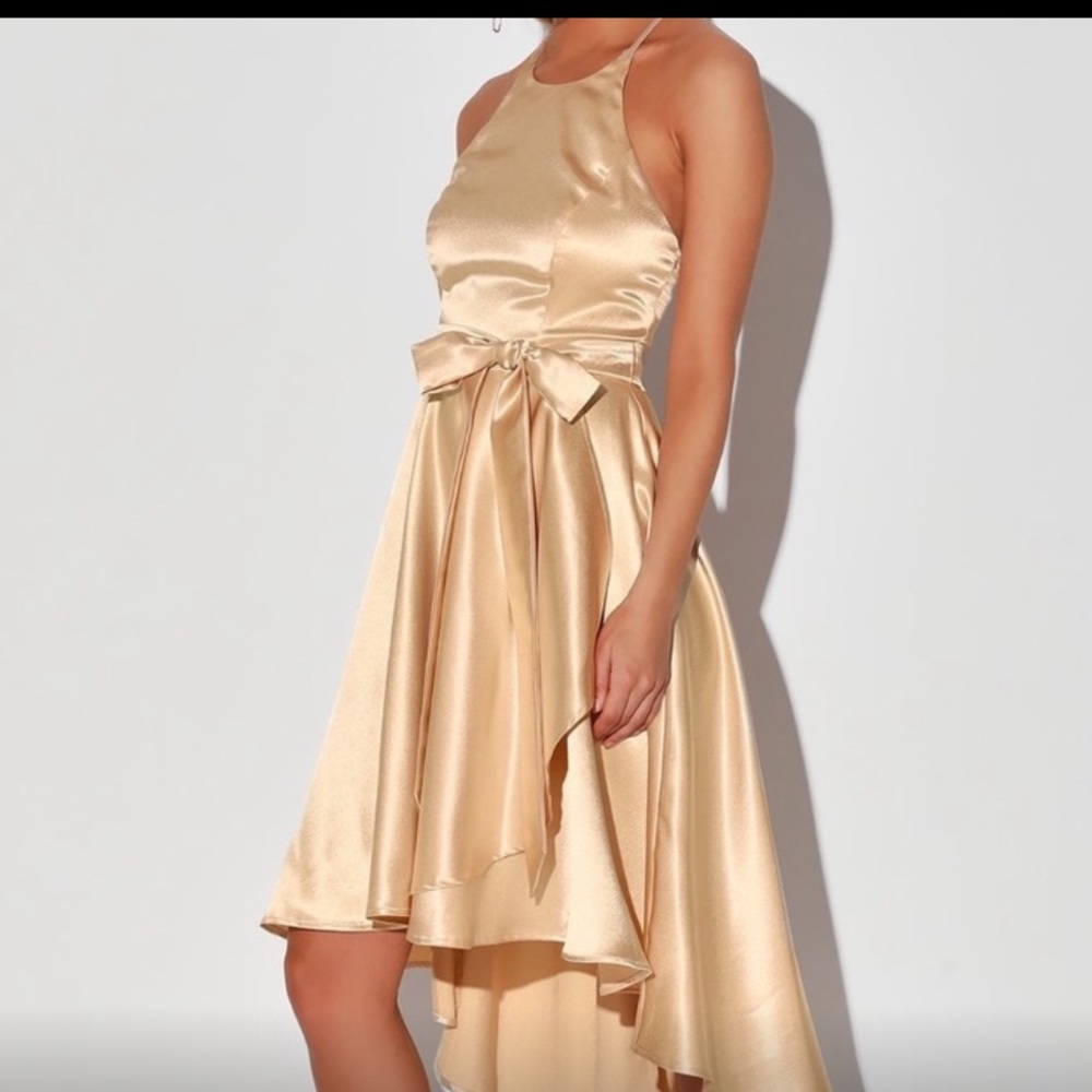 Light Up My Love High Low Lulu’s Dress Small NWT
